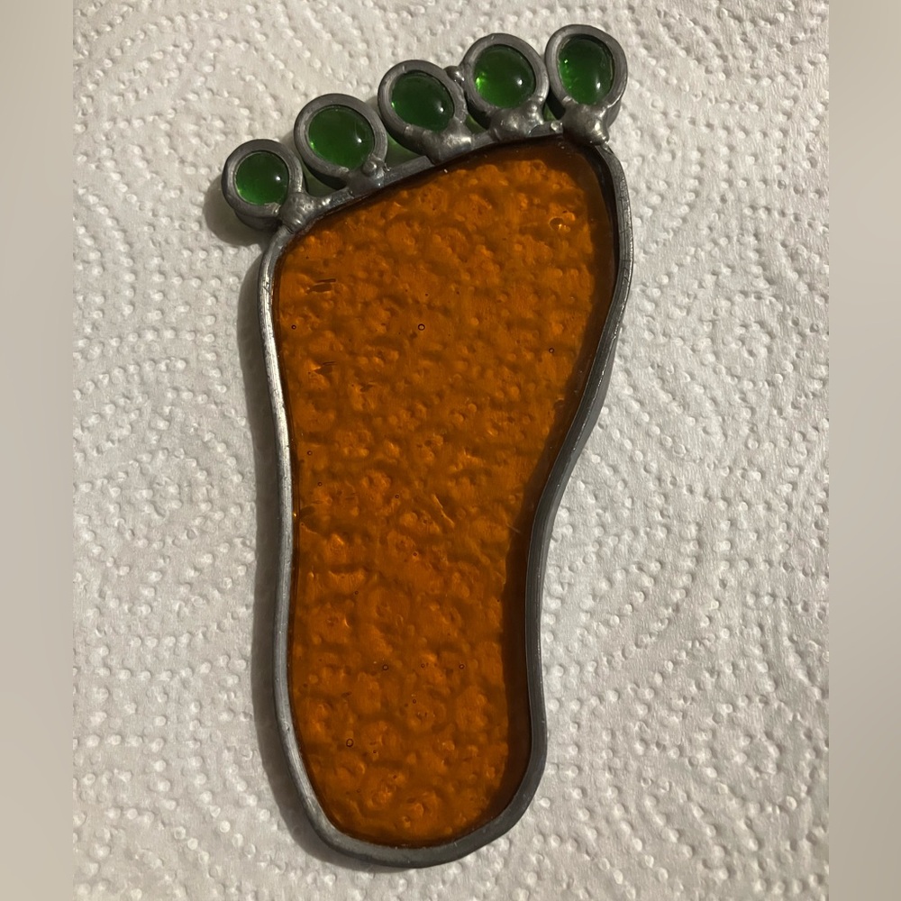 Foot Stained Glass/ Sun-Catcher